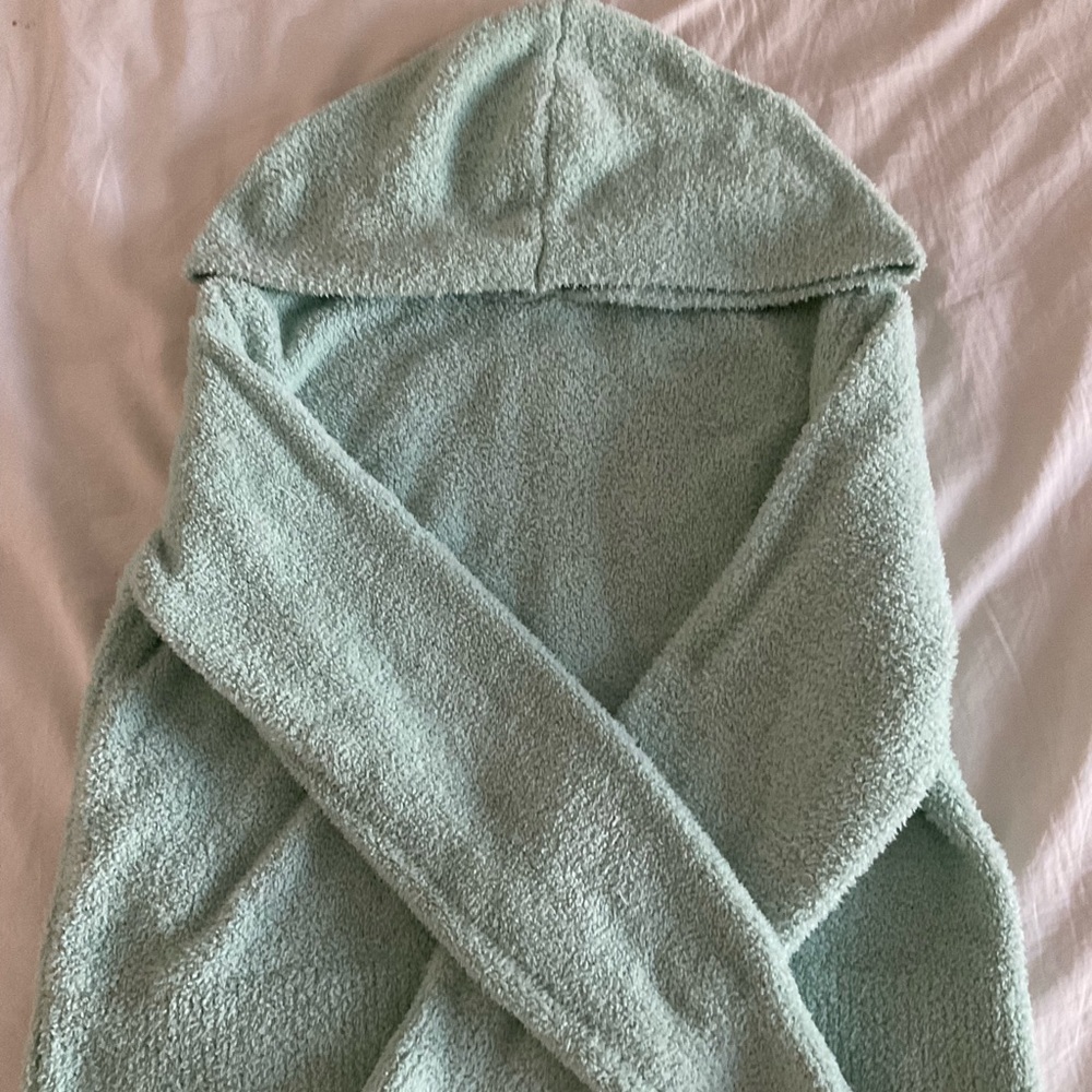 Art Class Mint Green Fluffy Hoodie